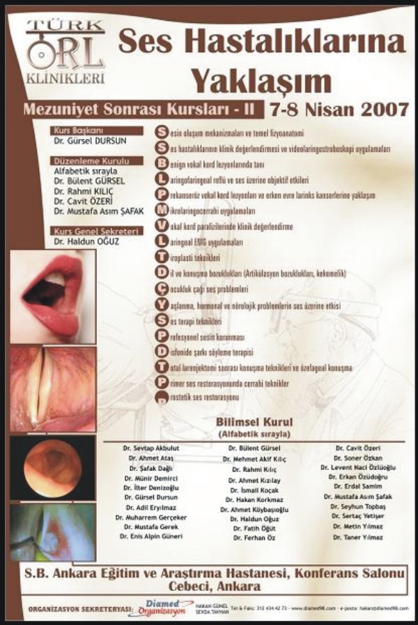 Mezuniyet Sonrası Kursları II - Ses Hastalıklarına Yaklaşım (2007)